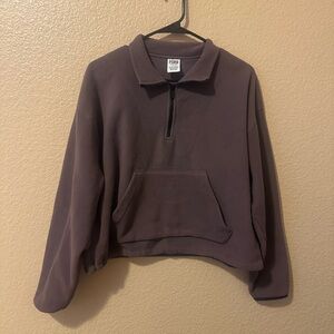 PINK Victoria's Secret Mauve Fleece Jacket